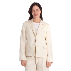 Gerry Weber Linen blend blazer with two-button closure