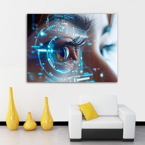Smile Gallery Modern Eye Clinic Wall Art- 40 X 30 Cm