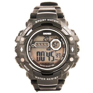 Skmei ساعة كاجوال ديجيتال رجالي مناسبة للارتداء اليومي – خامة رابر مقاومة للماء