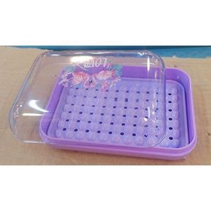 صينية صابون مع غطاء أكريليك - قطعة واحدة