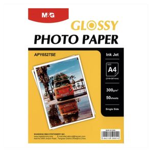 M&G Chenguang Glossy PHOTOGRAPHIC PAPER 300GR - 50 SHEETS - A4 - No:APY6527SC