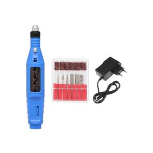 Electric Nail Drill Polish Kit Blue