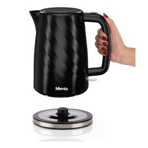 Mienta Electric Kettle , 1.7 Liter 2200 Watt , Black - EK201937A
