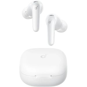 Anker SoundCore R60i NC Wireless Earbuds,Adaptive Noise Cancelling,Hi-Res Audio,LDAC,AI Translation,6-Mics, Real-Time (ANC), Translation Earbuds, 50H Playtime,White