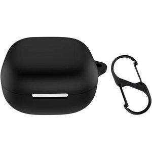غطاء متوافق مع سماعات Anker Soundcore R60i NC/Soundcore P31i، جراب حماية من السيليكون الناعم المقاوم للصدمات، سماعات أذن لاسلكية مزودة بحلقة تعليق، أشكال مختلفة، مؤشر LED أمامي مرئي، R60i NC (أسود)