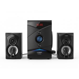 Crash High-Class Home Cinema Speaker System ED-20000 in Black, Complete Audio Setup with Digital Display & Remote Control