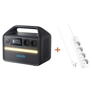 Anker أنكر 535 جهاز شحن متعدد المخارج + أنكر مشترك كهرباء 4 منافذ