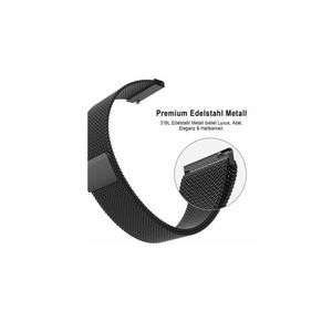 سوار مغناطيسي من الفولاذ المقاوم للصدأ مقاس 22 مم لساعة CMF Watch Pro/CMF Watch Pro 2 - أسود