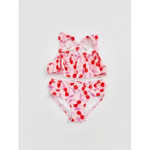 LC Waikiki Cherry Printed Girl's Bikini Set