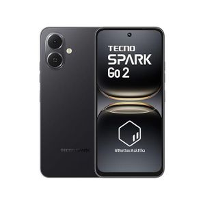 Tecno سبارك جو 2-4 جيجابايت - 128 جيجابايت - حبر أسود