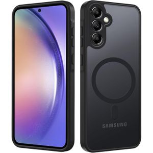  Matte Transparent Magnetic Case for Samsung Galaxy A54 5G, Clear Protective Case for Samsung A54 made of TPU, Scratch Resistant, Shockproof, Anti-Slip, and Anti-Fog