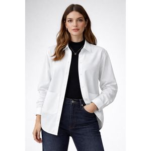 V A L Y A شميز حريمي كاجوال وان سايز – خامة خفيفة مناسب صيفي وشتوي