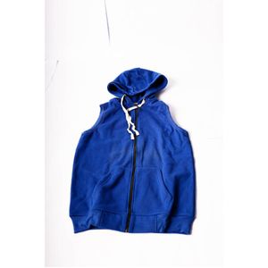 AGU Hooded Men Vest _Blue - Blue - M