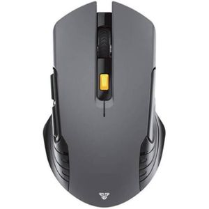 FANTECH ماوس ألعاب لاسلكي قابل لإعادة الشحن WG12R، باتصال لاسلكي بتردد 2.4 جيجاهرتز، ودقة قابلة للتعديل من 800 لـ1200 نقطة لكل بوصة، تسارع 30 IPS/10g، ومعدل استجابة 125 هرتز، و3 ملايين نقرة من فان تيك، رمادي