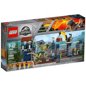 LEGO عالم الديناصورات هجوم ديناصور ديلوفوسورس 289 قطعة - 75931