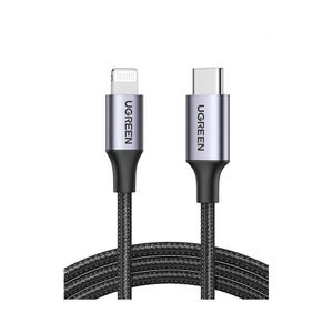 Ugreen USB-C to Lightning M/M Cable Aluminum Shell Braided 1m Black