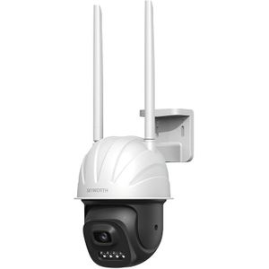 Skyworth LC2103 4MP Full Color Wireless Smart Outdoor Camera, White
