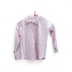 Women's oversized button-up blouse for summer fit to 85 k.g