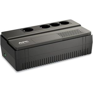 Apc وحدة تزويد طاقة غير منقطعة A P C Easy UPS BV500I-GR بقدرة 500VA / 300W - منفذ Schuko، جهد 230 فولت، حماية من انقطاع الكهرباء وارتفاع الجهد، مزود طاقة احتياطي لأجهزة الكمبيوتر والراوتر وأنظمة المراقبة