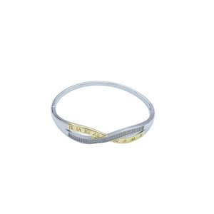 3Diamonds Elegant Platinum Bracelet for Women, Silver - Bracelet29