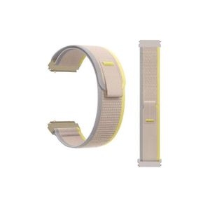 حزام Alpine Loop مقاس 22 مم متوافق مع ساعة Xiaomi Watch S1/S1 Active/Mi Watch، حزام رياضي متين من النايلون مع خطاف G من التيتانيوم، أسود اللون