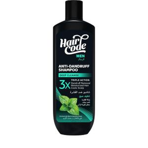 Hair Code Anti-Dandruff Shampoo with Mint & Hammam Cream For Men 170 ml