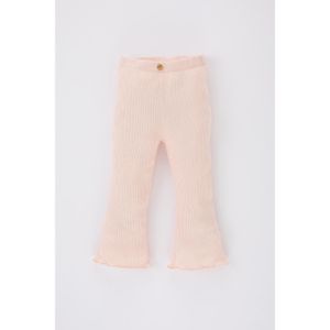 Defacto Baby Girl Flare Fit Leggings - Lt.Pink