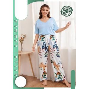 بيجامه حريمي صيفي 2023 مقاس خاص