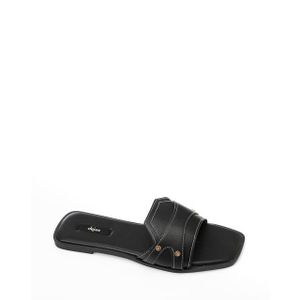 Dejavu Black Easy Slip-on Style Slippers