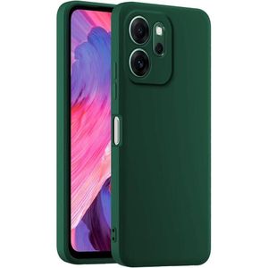 جراب هاتف سيليكون ملون، مناسب لهاتف أوبو رينو 14 إف 5 جي / أوبو رينو 14 إف إس 5 جي (6.7 بوصة) - أخضر داكن