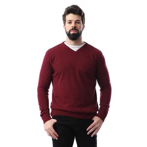 Andora بلوفر بفتحة رقبة على شكل V - نبيتي