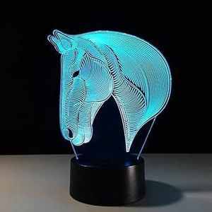 General  3D Night Light, 16 Colour Changing LED Lamp with Remote Control, Illuminated Base – Decorative LED Platform