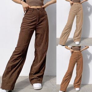 Fashion (Army Green)Straight Leg Cargo Pants Women High Waist