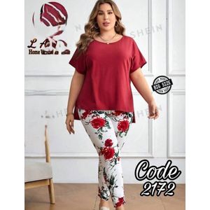 بيجامة حريمي صيفي  فري سايز تلبيس من 75 إلى 95 كجم