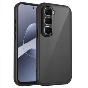 Cover FOR infinix hot 60 pro plus , With An Ultra-thin Design, Shockproof Polycarbonate And Silicone, With Camera Protection- BLACK