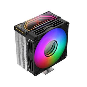 XIGMATEK مبرد معالج Xigma.tek EPIX II للكمبيوتر – مروحة تبريد CPU RGB – أداء تبريد قوي للجيمنج – متوافق مع معالجات Intel و AMD – تشغيل هادئ – لون أسود