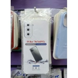 Shockproof and High-quality Case Fully Protects for Infinix Hot 70 - Transparent