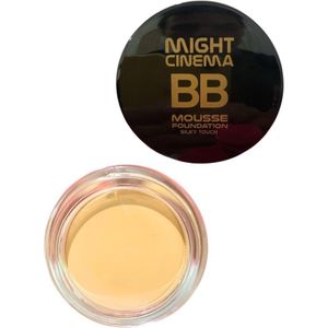 Might Cinema BB Mousse Foundation â€“ Silky Touch Lightweight Foundation for All Skin Types, Natural Matte Finish with Long-Lasting Coverage, Smooth Texture Air Mousse Foundation for Flawless Skin, 30ML Makeup Base Concealer
