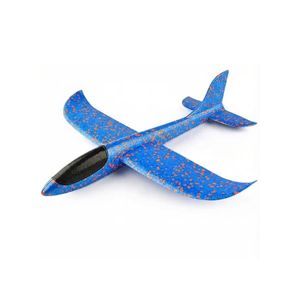 Large Foam Hand Throw Airplane Toy – Manual Launch Glider Plane for Kids  Lightweight EPP Outdoor Flying Aircraft Model  Break-Resistant Aerobatic Sports Toy  Birthday Party Favor & Garden Game Gift for Boys & Girls  Blue