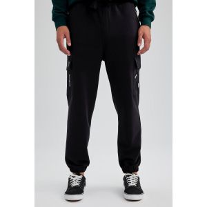 Defacto Man Oversize Fit Trousers - Black
