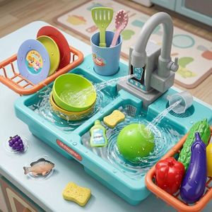 Kids Electric Dishwasher Sink Toy
