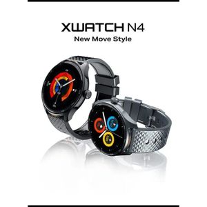 Infinix ساعة XWatch N4 (XW4) بشاشة AMOLED عالية الدقة مقاس 1.39 بوصة، مقاومة للماء بمعيار IP68، عمر بطارية يصل إلى 12 يومًا، نظام تشغيل V5.3، قياس معدل ضربات القلب، قياس تشبع الأكسجين في الدم (SpO2)، بطارية 300 مللي أمبير، شحن مغناطيسي، تدعم المكالمات