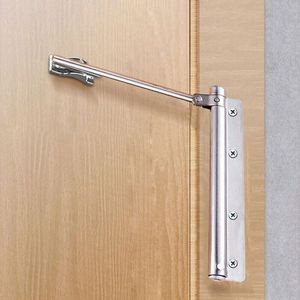 Automatic door shutter for indoor and outdoor use without electricity. Easy to use and install. Made of durable stainless steel and lasts a long time in all conditions.