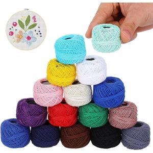 16 Roll Embroidery Floss Cross Stitch Threads Friendship Bracelets Floss Cotton Embroidery Friendship Thread String for DIY Craft Cross Stitch kit