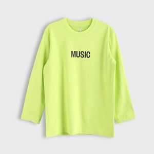 Andora Cotton Printed T-Shirt - Light Green