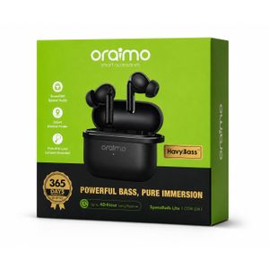 Oraimo سماعات أذن لاسلكية أورايمو SpaceBuds Lite OTW-324 بتقنية Sound360 وصوت قوي HeavyBass – تشغيل حتى 40 ساعة