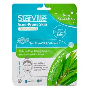 Starville ستارفيل قناع الوجه للبشرة المعرضة لحب الشباب
