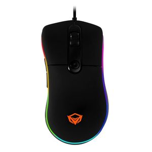 GM20 Wired Gaming Mouse with RGB Lighting 4800 DPI and Custom Functions Gaming Chip with Memory -1.8m cable- Black
