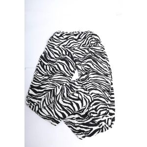 Premoda Premoda Womens Pajamas Pants - Black Printed -White & Black-XL