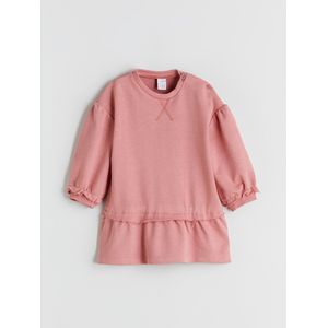 LC Waikiki Crew Neck Long Sleeve Basic Baby Girl's Dress